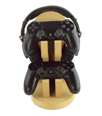 18mm Freestanding MDF Double Controller Gaming Headset BULK BUY PACK OF 10
